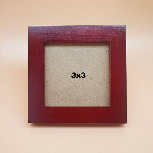 إطارات صور مقاس 5x7 إطار خشبي صلب أزرق، لوحة بلاستيكية (يجب إزالة الغشاء) طاولة أو جدار. فتحة النافذة الأمامية 4.5x6.5 بوصة. in Saudi Arabia