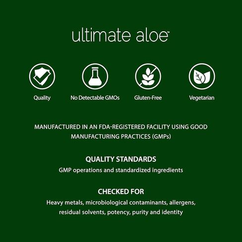 Ultimate Aloe – Aloe Vera Juice for Gut Health, Digestive Comfort, Immune Support, and Nutrient Absorption – Strawberry & Kiwi Flavor – 16 Servings in Saudi Arabia