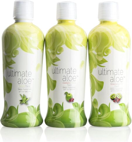 Ultimate Aloe – Aloe Vera Juice for Gut Health, Digestive Comfort, Immune Support, and Nutrient Absorption – Strawberry & Kiwi Flavor – 16 Servings in Saudi Arabia