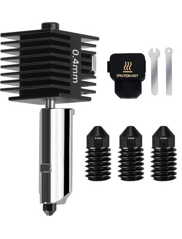 A1 Mini/A1 فوهة لطابعة Bambu Lab 3D ، التي تمت ترقيتها بدائل الساخنة الصلب عالية درجة الحرارة وجورب السيليكون لـ Bambulab A1/A1 Mini 3D Accessories (0.2/0.4/0.6/0.8 مم) in Kuwait
