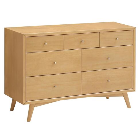 Babyletto Palma 7-Drawer تم تجميعها مزدوج الخزانة في Taupe ، Greenguard Gold Certified in Kuwait