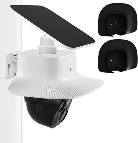 غطاء المطر متوافق مع eufy solocam S340 ، غطاء الكاميرا في الهواء الطلق ، واقي مقاوم للطقس للكاميرا الشمسية (بدون كاميرا) ، 1 pack in Kuwait