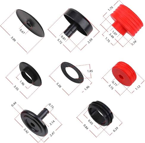 6PCS Silicone Body Mount Kit Fit for 2008-2016 Ford Super Duty Crew CAB F-250 F-350 2WD 4WD Mount Lathings تحسين مكونات أداء القيادة الوعرة تتفوق على OEM و PU Mounts (أسود) in Kuwait