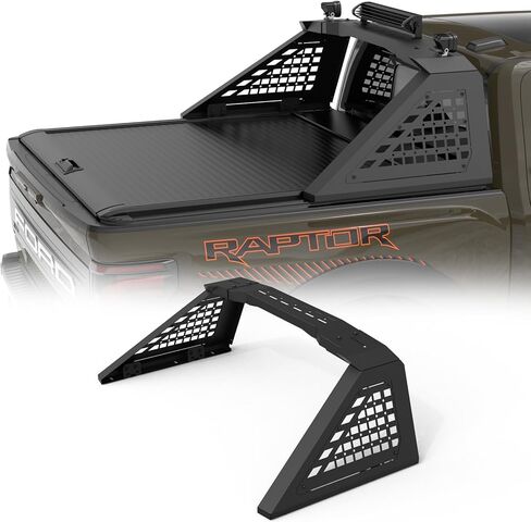 Sport Roll Bar Compatible Ford Maverick 2022 2023 2024 2025 | Quick Installation no Drilling Required | Light Mount | (Black Web) in Kuwait