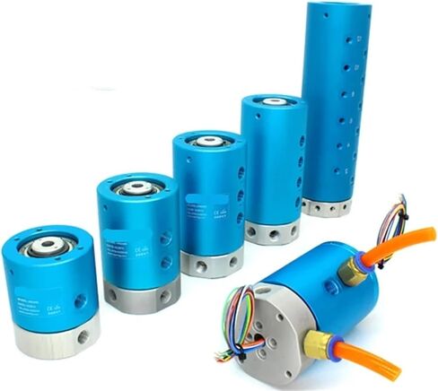 1pc Rotary Union G1/8'' Port 1-8 Passages/Channel Gas, Air, Low Slip Ring(4 passage 12CH 2A) in Kuwait