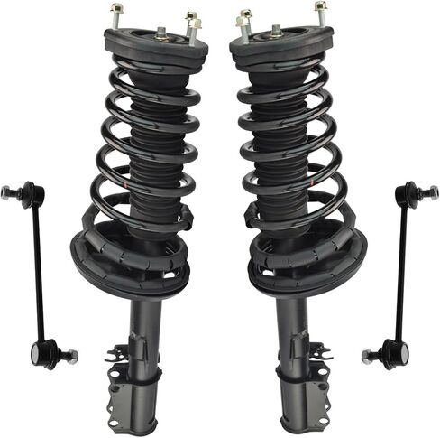 TRQ Rear Suspension Kit Strut & Spring Assemblies w/Sway Links for Subaru Outback in Saudi Arabia