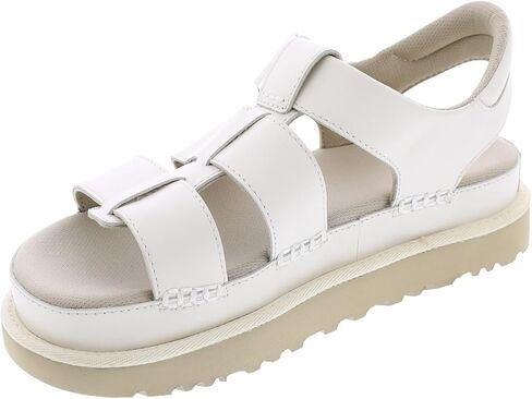 UGG Women's GOLDENSTAR Strap Fisherman Sandal, Jasmine Leather, 9 in Kuwait