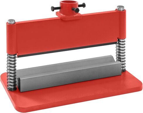 Press Brake Attachment, 12" Metal Bending Tool 12-20 Ton Heavy Duty Hydraulic Shop Presses Dual Spring Design 3/16in Bending Thickness 0°-90° Adjustable for Steel Iron Aluminum Metal Sheets (Blue) in Saudi Arabia