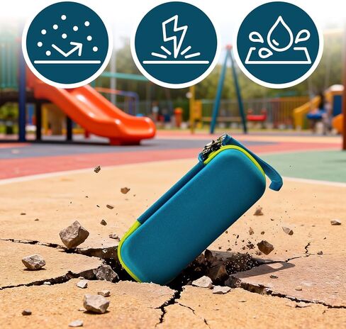 PAIYULE Case Compatible with 3Doodler Start+ Essentials for 3D Printing Pen Set for Kids, Travel Storage Organizer Holder for Filament Refill Packs and USB Charger(Box Only) Dark Green in Kuwait