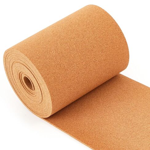 Pangda Multi-Purpose Cork Board Roll 12in x 24ft, 1/4" Thick Cork Roll for Bulletin Boards Decorative Photo and Message Push Pin Displays Versatile for Home, School, and Office in Saudi Arabia