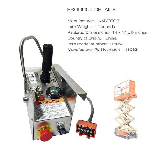 KAIYOTOP Control Box Assembly with Joystick for SkyJack Scissor Lifts Jacks - Replacement Part #116063 115985 117228 117900 117899 - Fits Models 3219, 3220, 3226, 4620, 4626, 4632 in Saudi Arabia