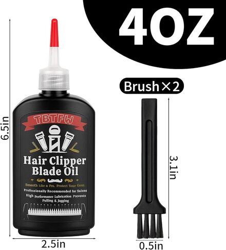 TBTFW Hair Clipper Oil, Premium Hair Clipper Blade Lubricating Oil for Clippers, Suitable for Hairdressers, Trimmers, and Beauticians, Extend Hair Clippers Service Life(4.05oz) in Saudi Arabia