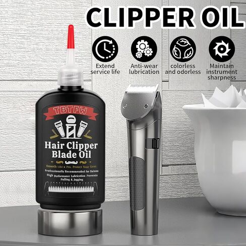 TBTFW Hair Clipper Oil, Premium Hair Clipper Blade Lubricating Oil for Clippers, Suitable for Hairdressers, Trimmers, and Beauticians, Extend Hair Clippers Service Life(4.05oz) in Saudi Arabia