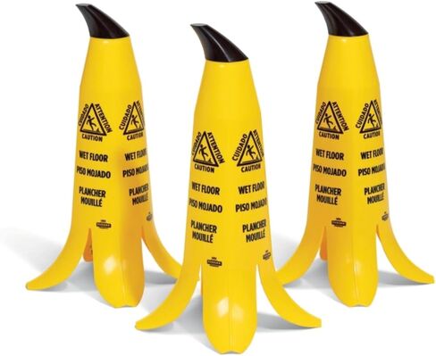 ارتفاع Banana Cone® 2FT (عبوة من 3) لافتة أمان للأرضيات المبللة in Kuwait