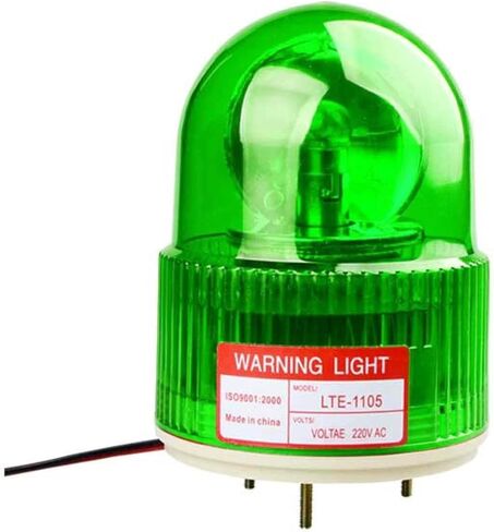 Light Tower, Small Rotating Warning Light - 220V Machine Tool Safety Strobe Light for Emergency Integrated Pole Industrial Column (Yellow) in Saudi Arabia