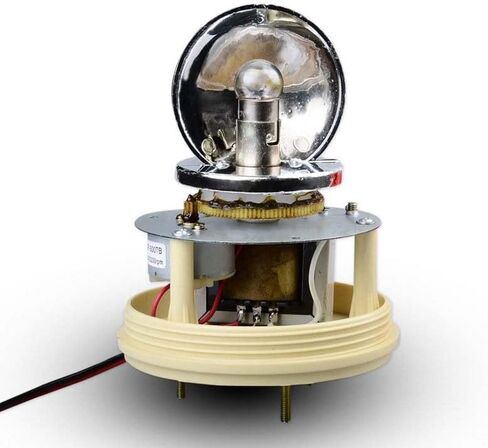 Light Tower, Small Rotating Warning Light - 220V Machine Tool Safety Strobe Light for Emergency Integrated Pole Industrial Column (Yellow) in Saudi Arabia