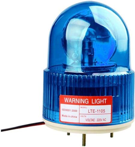 Light Tower, Small Rotating Warning Light - 220V Machine Tool Safety Strobe Light for Emergency Integrated Pole Industrial Column (Yellow) in Saudi Arabia