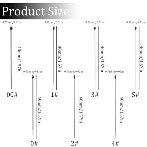 350 Pcs Stainless Steel Insect Pins, Specimen Entomology Pins 7 Sizes Entomology Supplies with Vials and Labels Butterfly Collection Needles for Butterflies, Dragonfly Collections in Saudi Arabia