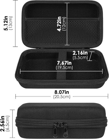 TOCCOOL Grey Fetal Heart Monitor Case for Pregnancy/Fertility Preparation, Pregnant Woman Monitor Bag Compatible with VCOMIN/Contec/IBEET/Dsfew (Impact-Resistant, Only Case) in Saudi Arabia