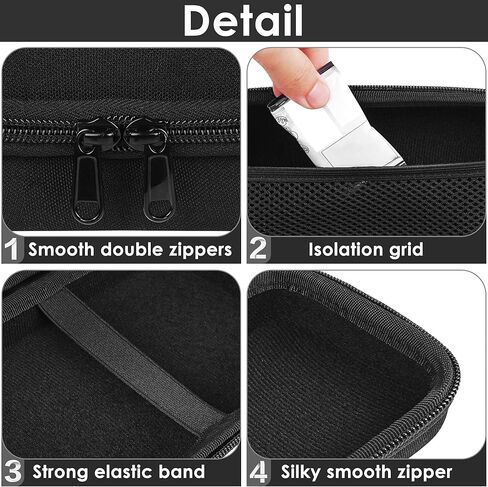 TOCCOOL Grey Fetal Heart Monitor Case for Pregnancy/Fertility Preparation, Pregnant Woman Monitor Bag Compatible with VCOMIN/Contec/IBEET/Dsfew (Impact-Resistant, Only Case) in Saudi Arabia
