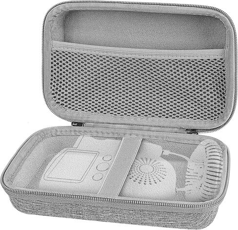TOCCOOL Fetal Heart Monitor Case, Water-Resistant Fetal Doppler Machine Sturdy Bag Compatible with VCOMIN/Contec/IBEET/Dsfew, Pregnant Woman Monitor (Grey, Impact-Resistant) in Saudi Arabia