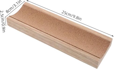 Garneck Wood Rolling Pin Holder Compact Storage Organizer for Pastry Dough Fondant Bakers Space-saving Kitchen Base Stand Compatible with Various Roller in Saudi Arabia