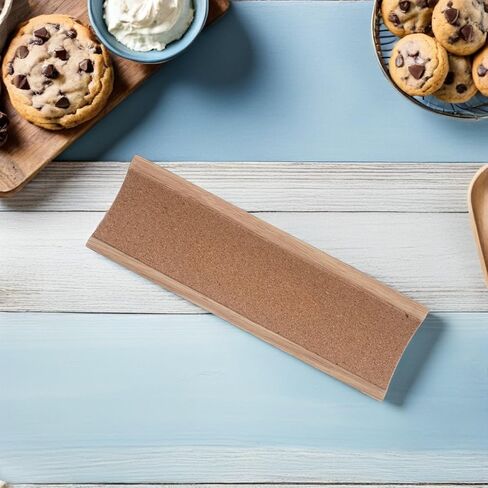 Garneck Wood Rolling Pin Holder Compact Storage Organizer for Pastry Dough Fondant Bakers Space-saving Kitchen Base Stand Compatible with Various Roller in Saudi Arabia