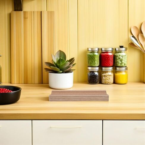 Garneck Wood Rolling Pin Holder Compact Storage Organizer for Pastry Dough Fondant Bakers Space-saving Kitchen Base Stand Compatible with Various Roller in Saudi Arabia