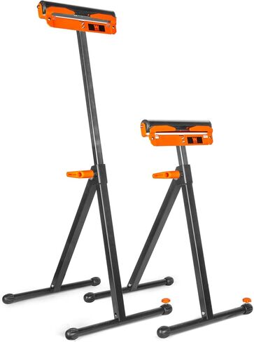 WEN Adjustable Roller Stands with Edge Guide, Two Pack, 500-Pound Capacity (4289-2) in Saudi Arabia