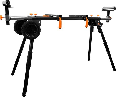 WEN Adjustable Roller Stands with Edge Guide, Two Pack, 500-Pound Capacity (4289-2) in Saudi Arabia