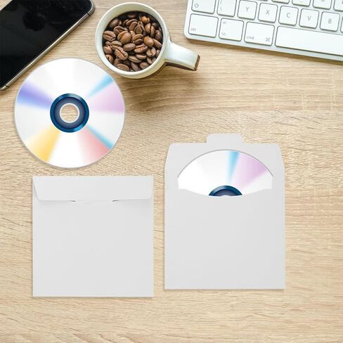 Cabilock 10pcs Cd Bag Collection Paper Cd Dvd Mailer Envelopes للشحن الآمن in Saudi Arabia