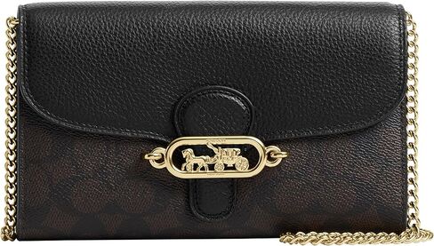 Coach Signature Colorblock Jade Chain Crossbody in Saudi Arabia