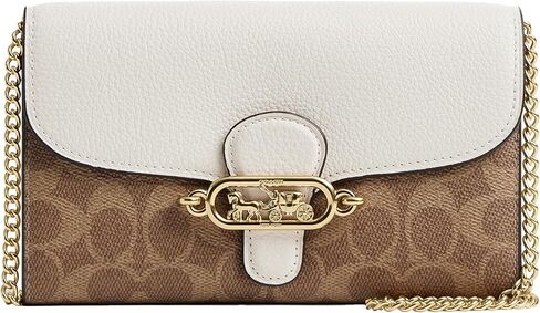 Coach Signature Colorblock Jade Chain Crossbody in Saudi Arabia