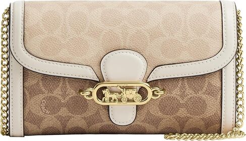 Coach Signature Colorblock Jade Chain Crossbody in Saudi Arabia