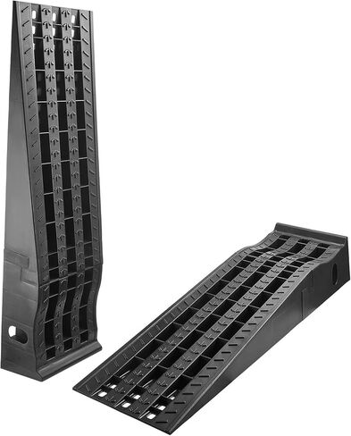 VEVOR Car Ramps, 2 PCS 20000 lbs GVW Capacity, 2.6 in Lift Height, Portable Low Profile Car Service Ramps for Home Garage Maintenance & Oil Changes, Heavy Duty for Low Chassis Vehicle & Support Jack in Saudi Arabia