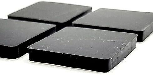 1 1/4 بوصة مربعة من مطاط السيليكون قدم ممتصة للصدمات 3/16 بوصة سميكة لاصقة مدعومة فاصل ينزلق لخزائن الأثاث والمعدات قواعد مقاومة للماء غير قابلة للانزلاق (8 عبوات) in Kuwait