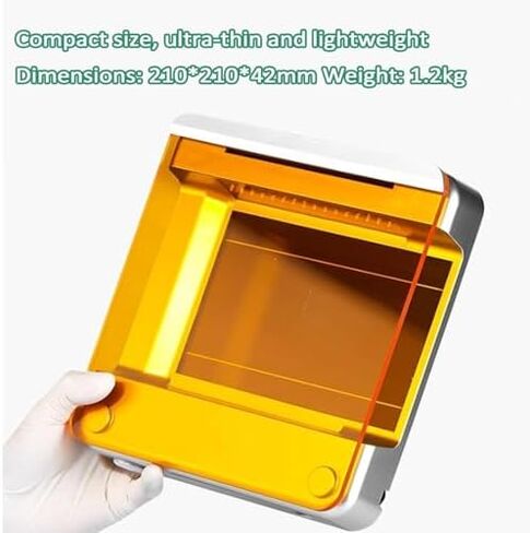 جهاز نقل الضوء LED الأزرق من Acivirdde، قاطع جل الضوء الأزرق، سطوع قابل للتعديل، تصوير عالي الدقة، مناسب للأصباغ المعملية in Kuwait