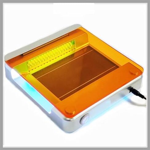 تشتمل معدات مختبر Acivirdde على جهاز نقل الضوء الأزرق ومصابيح LED لمراقبة الترحيل الكهربائي الهلامي. in Kuwait