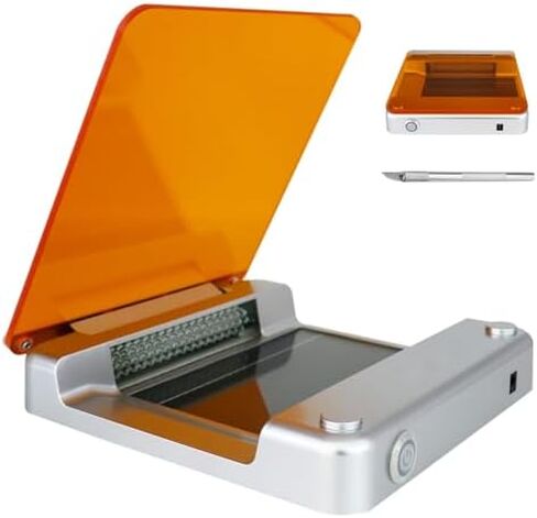 جهاز نقل الضوء الأزرق من Acivirdde مع مرشح كهرماني وشدة LED قابلة للتعديل للتصوير عالي الوضوح في التجارب المعملية. in Kuwait