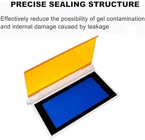 جهاز نقل الضوء LED الأزرق من Acivirdde مع مرشح كهرماني قابل للتعديل وشدة ضوء قابلة للتعديل، يستخدم لتصور الرحلان الكهربائي الهلامي. in Kuwait