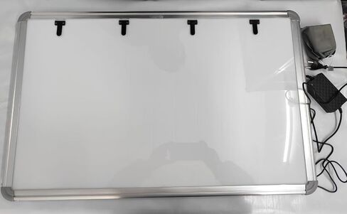 صندوق عرض ممتاز للأشعة السينية، مصباح LED مزدوج مع حساس تنشيط الفيلم التلقائي ووحدة تحكم في السطوع المتغير، (الحجم 28 × 17 بوصة)، أبيض، (عبوة من قطعتين) in Kuwait