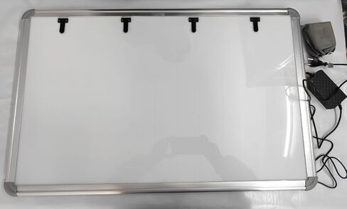 صندوق عرض ممتاز للأشعة السينية، مصباح LED مزدوج مع حساس تنشيط الفيلم التلقائي ووحدة تحكم في السطوع المتغير، (الحجم 28 × 17 بوصة)، أبيض، (عبوة من قطعتين) in Kuwait