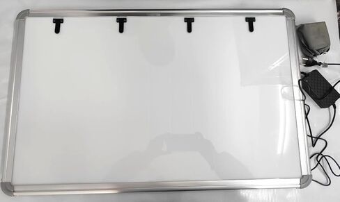 صندوق عرض ممتاز للأشعة السينية، مصباح LED مزدوج مع حساس تنشيط الفيلم التلقائي ووحدة تحكم في السطوع المتغير، (الحجم 28 × 17 بوصة)، أبيض، (عبوة من قطعتين) in Kuwait