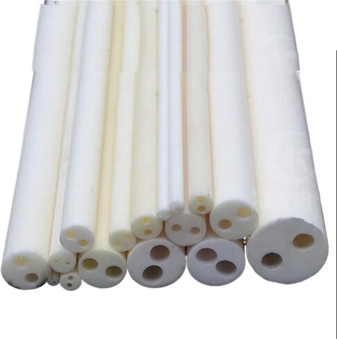 أنبوب سيراميك الألومينا مع 2 فتحة Od 1-8 مم عزل مجوف حراريًا من أكسيد الألومنيوم أنبوب سيراميك Al2o3(2x0.6x100 (1 قطعة)) in Kuwait