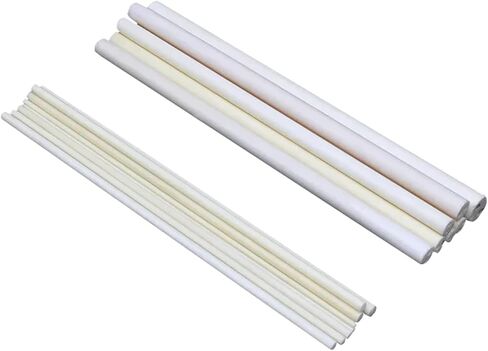 Alumina Ceramic Tube with 2 Hole Od 1-8mm Insulation Hollow Thermocouple Aluminum Oxide Ceramic Tube Al2o3(2x0.6x100 (1pcs)) in Saudi Arabia