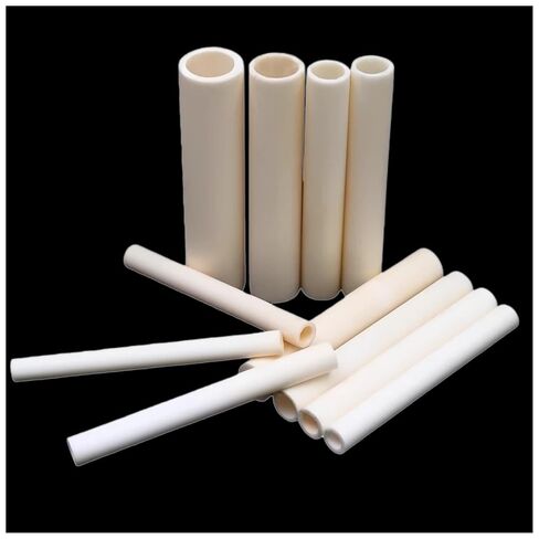 1PC 99% Alumina Ceramic Tube 100MM Multiple Sizes 1700℃ Heat/Wear/Corrosion Resistant Insulating 100MM ID6mm*OD8mm in Saudi Arabia