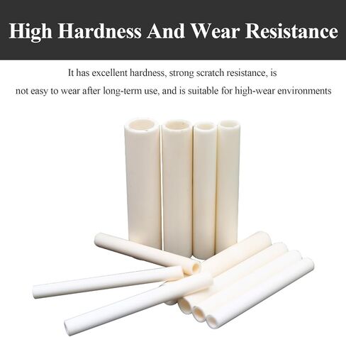 Alumina Ceramic Tube Inner Diameter 3Mm, Outer Diameter 5-8Mm, Length 100Mm Suitable for Industrial Equipment And Scientific Use,5×3×100mm(5x3x100mm) in Saudi Arabia