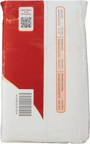 Tranquility Topliner® يمكن التخلص من وسادات محيط الامتصاص القابلة للتصرف لسلس الأمعاء - فائقة الزائد (32 "× 14") - 48 CT in Saudi Arabia