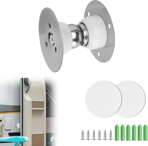 RV Door Holder Catches, Strong Magnetic Exterior Door Catch Metal Baggage Door Catch Latch RV Door Stopper for Travel Trailers, Camper, Boat Cabins Accessories(White) in Saudi Arabia