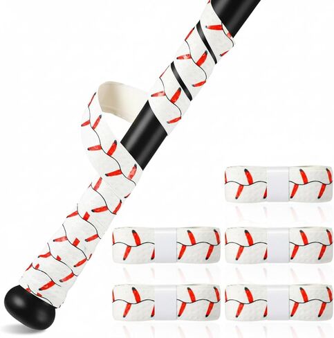 Soulchen 5 Packs Bat Grip Tape للبيسبول الكريكيت الكريكيت 1.5 مم 39.37 بوصة in Saudi Arabia